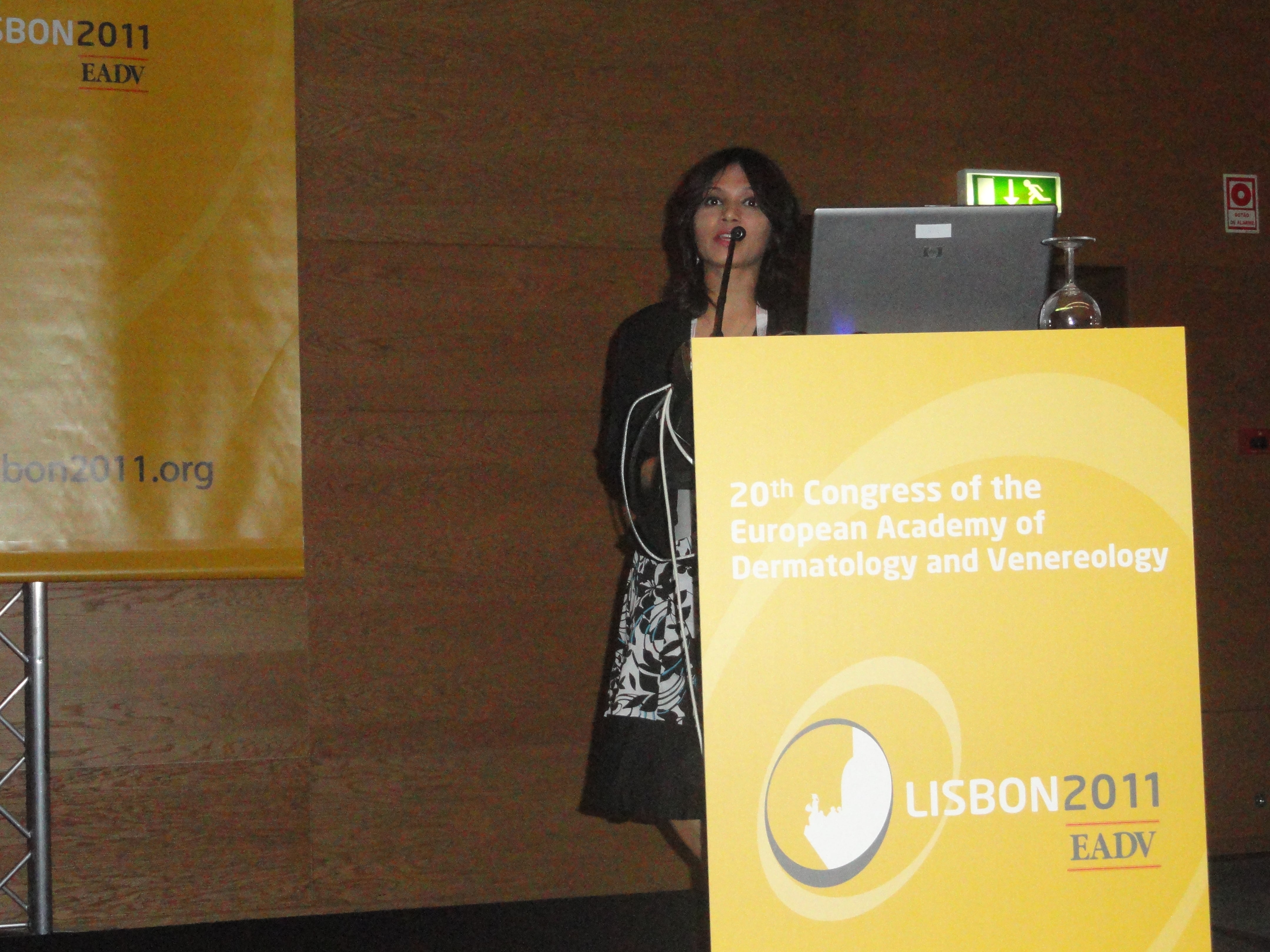 2011- Lisbon - 20th Conference ofCongress of European Academy of Dermatology and Venereology