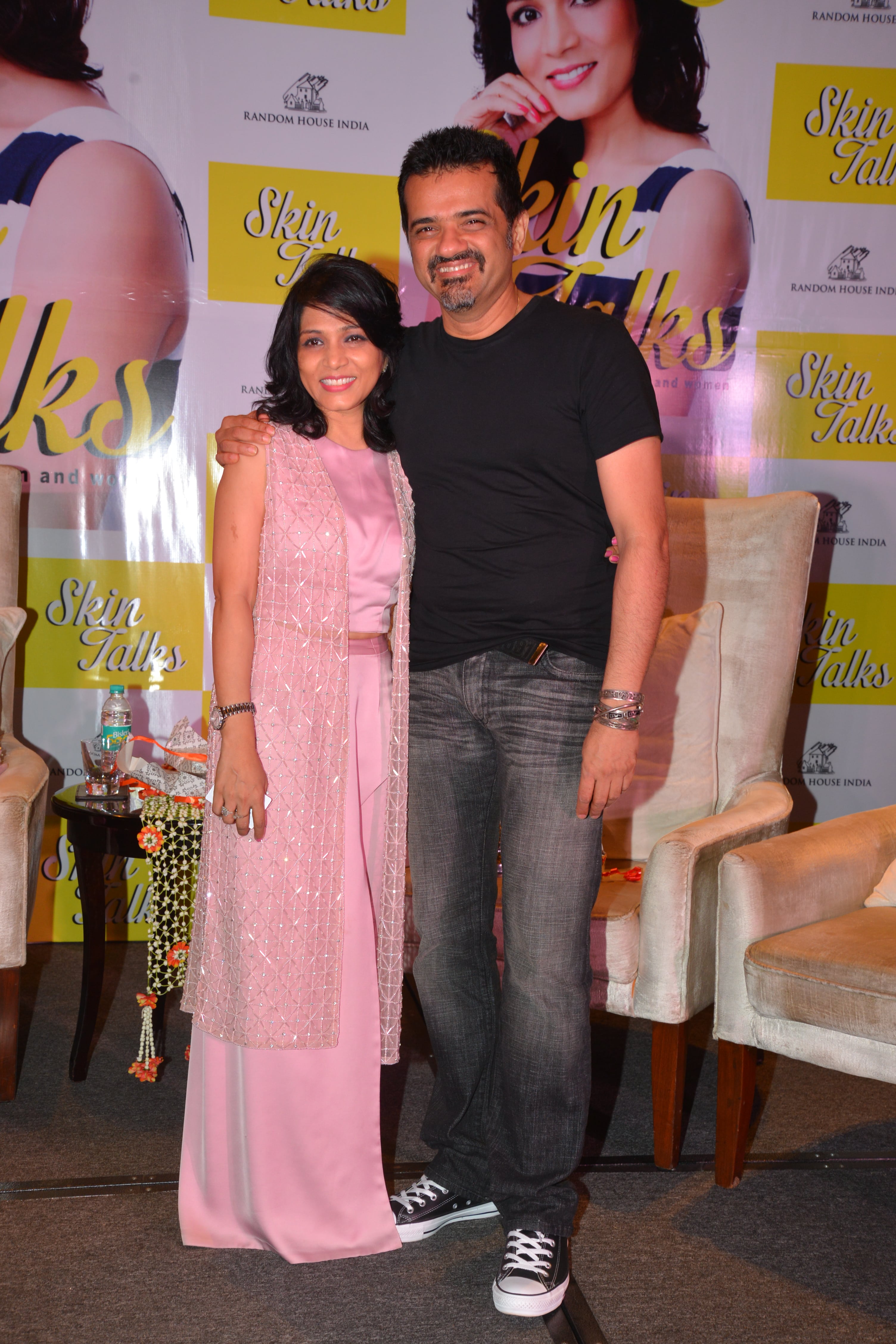 Dr. Jaishree with her good friend EhsaanNoorani at the book launch
