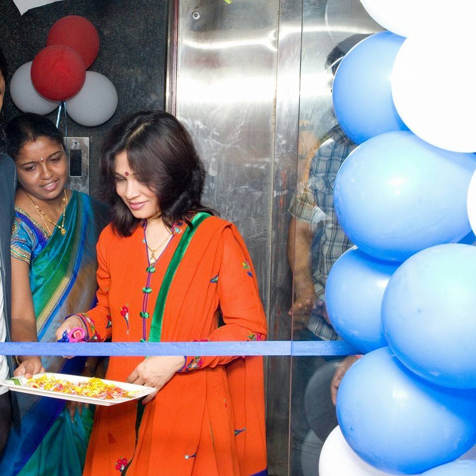 Inaugurating a skin clinic in Tirupati